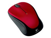 LOGITECH M235 Mouse - Radio Frequency - USB - Optical - 3 Button(s) - Red - Wireless - 1000 dpi