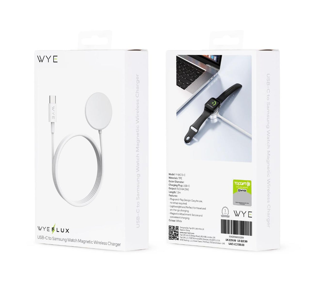 Wye USB-C to Samsung Watch Magnetic Wireless Charger