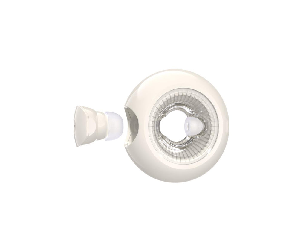 WYEWAVE High Quality Wireless Earbuds With Necklace Soft Touch True Wireless - Beige