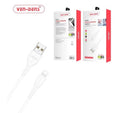 Ven-Dens  Data Sync & Fast Charging Cable USB A To Lightning Cable White (1 Metre)