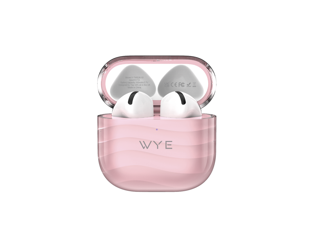 WYEWAVE Pure Audio Wireless Earbuds - Rose Gold