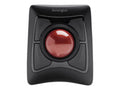 KENSINGTON Expert Mouse Trackball - Optical - Wireless - Black - Bluetooth/Radio Frequency - USB