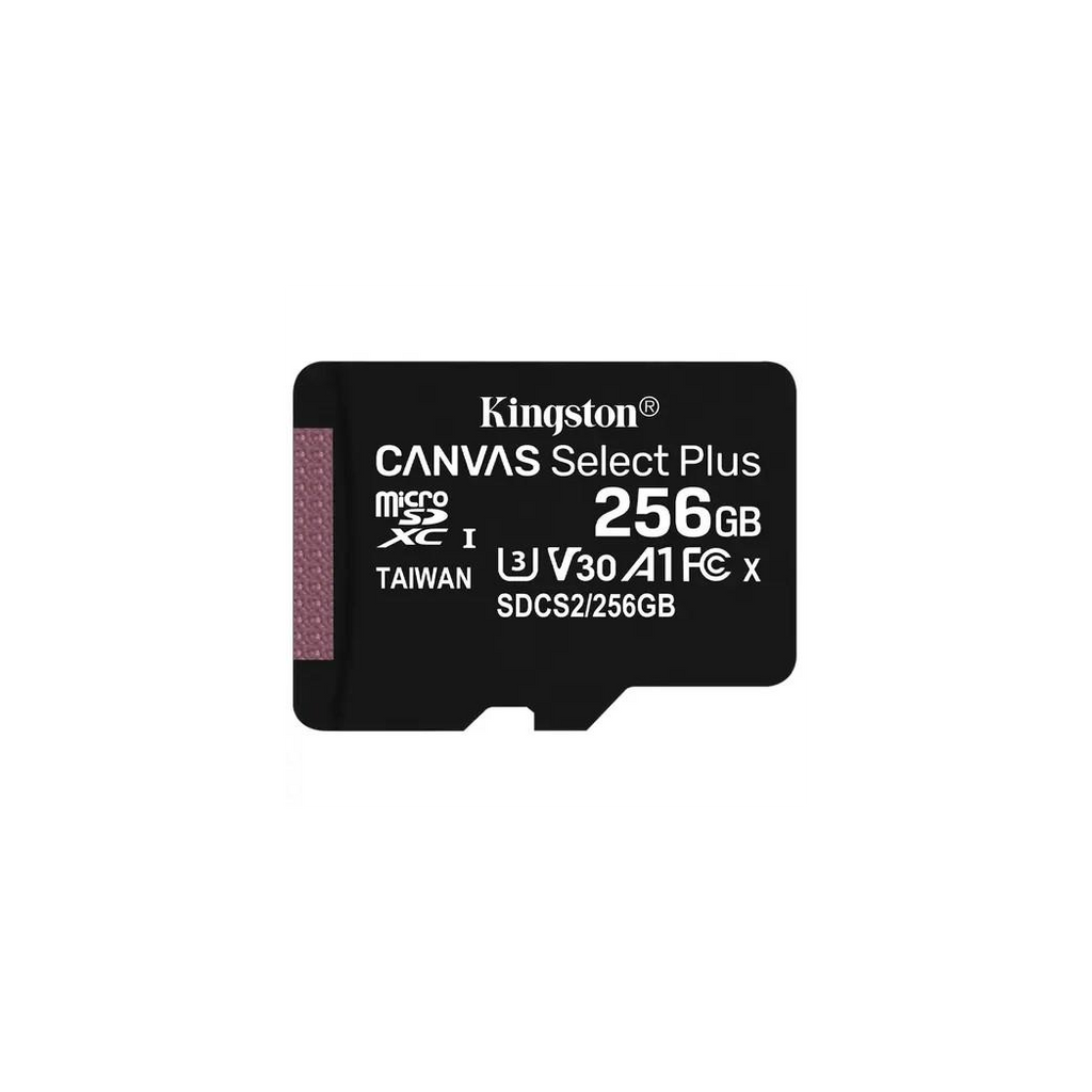 Kingston Canvas Select Plus MicroSD (SD Adapter Included)- 256GB