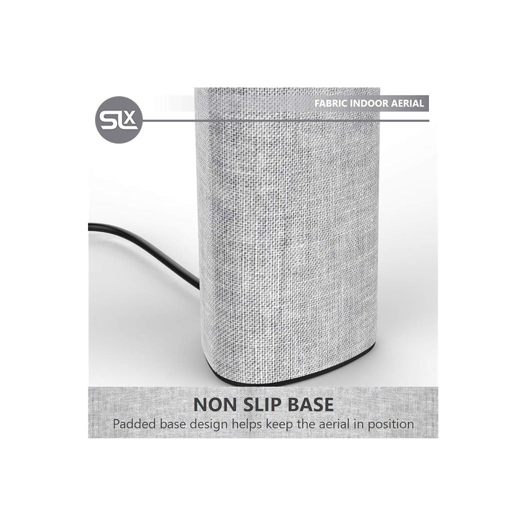 SLx Indoor TV Aerial For Digital Freeview HD - 27806R Latest Antenna HDTV Fabric Design Innovation