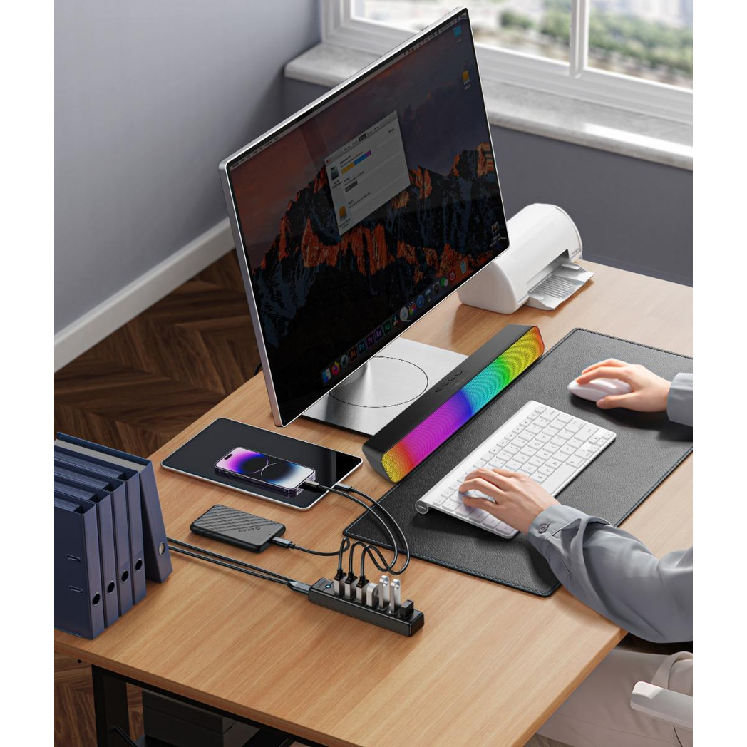 WYEWAVE RGB Light Deep Bass Wireless Portable Speaker