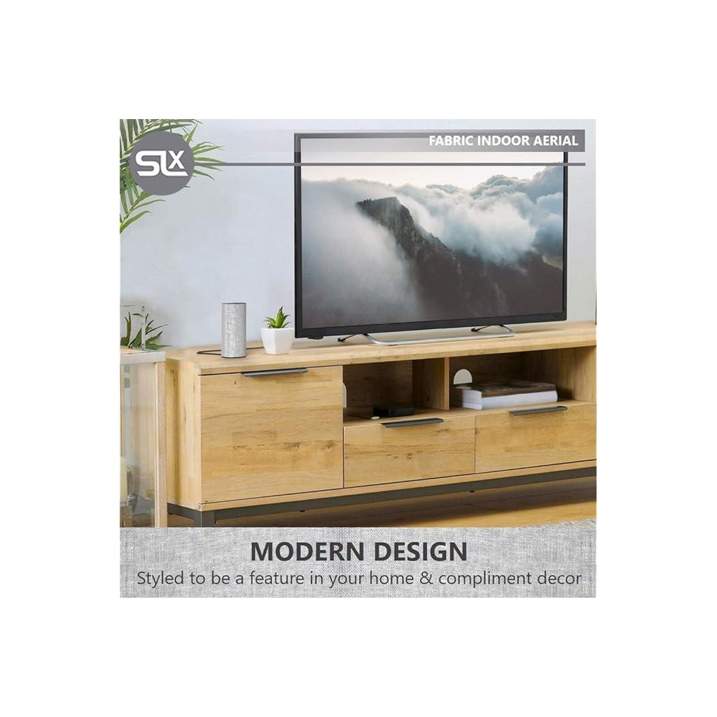 SLx Indoor TV Aerial For Digital Freeview HD - 27806R Latest Antenna HDTV Fabric Design Innovation
