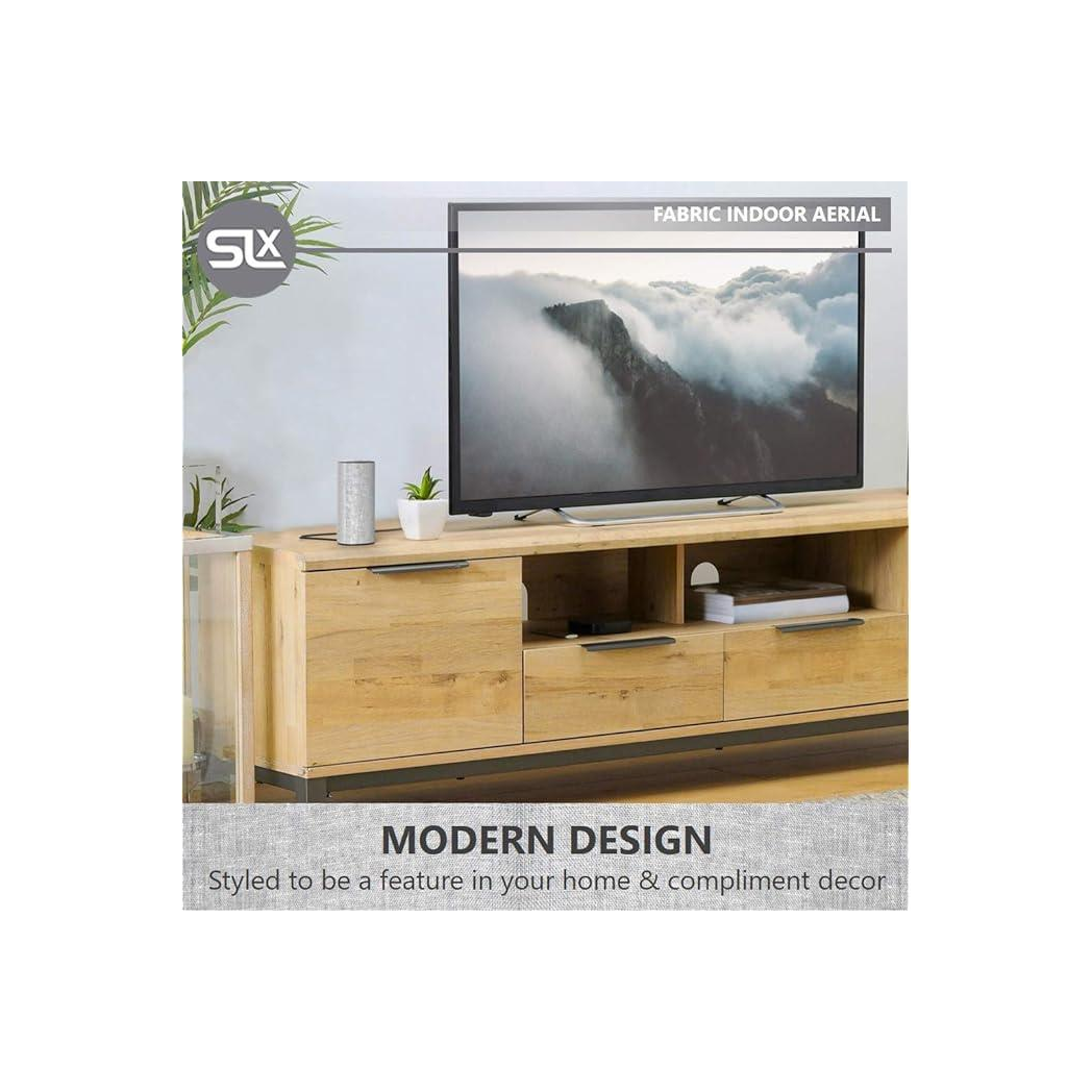 SLx Indoor TV Aerial For Digital Freeview HD - 27806R Latest Antenna HDTV Fabric Design Innovation