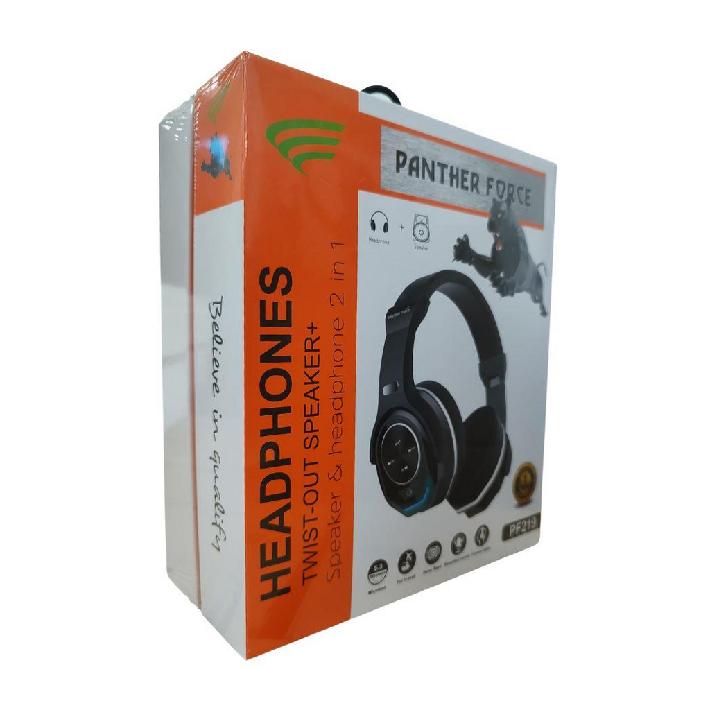 Panther Force Wireless Bluetooth Headphone + Twistout Speaker PF219